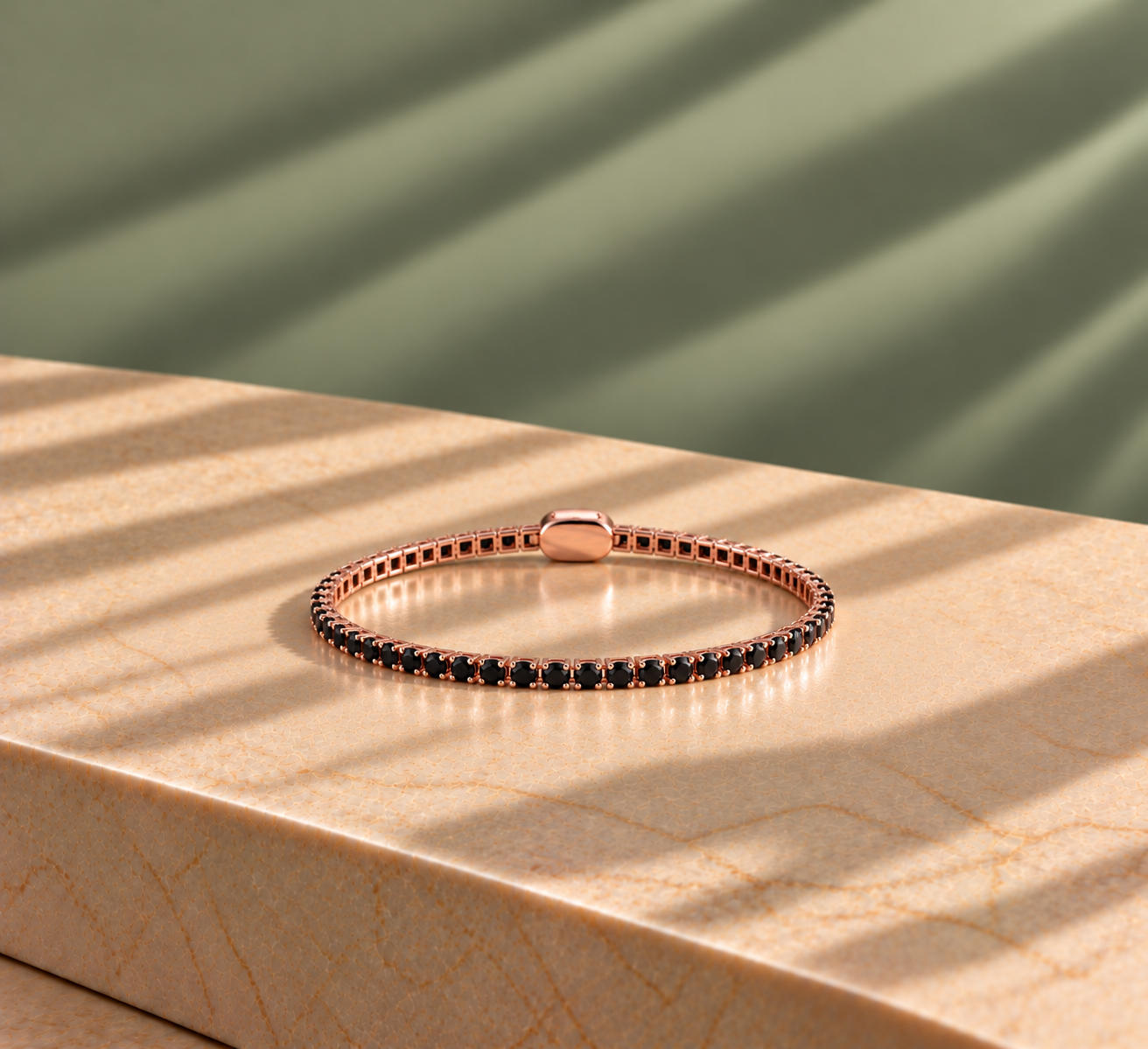 AMIRA TENNIS NOIRE — Argento — Bracciali