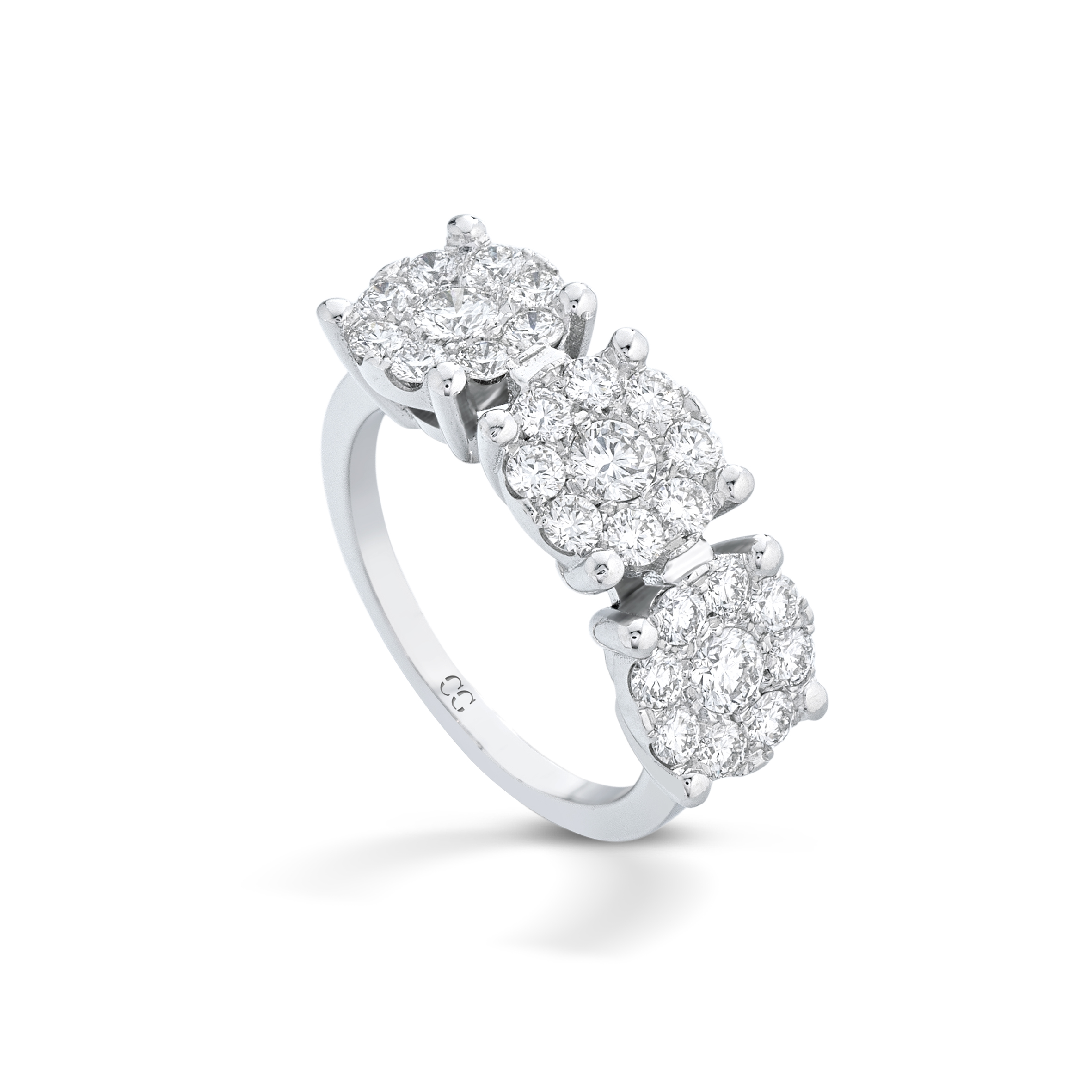 TRILOGY MAGIC BIG — Oro Bianco — Anelli