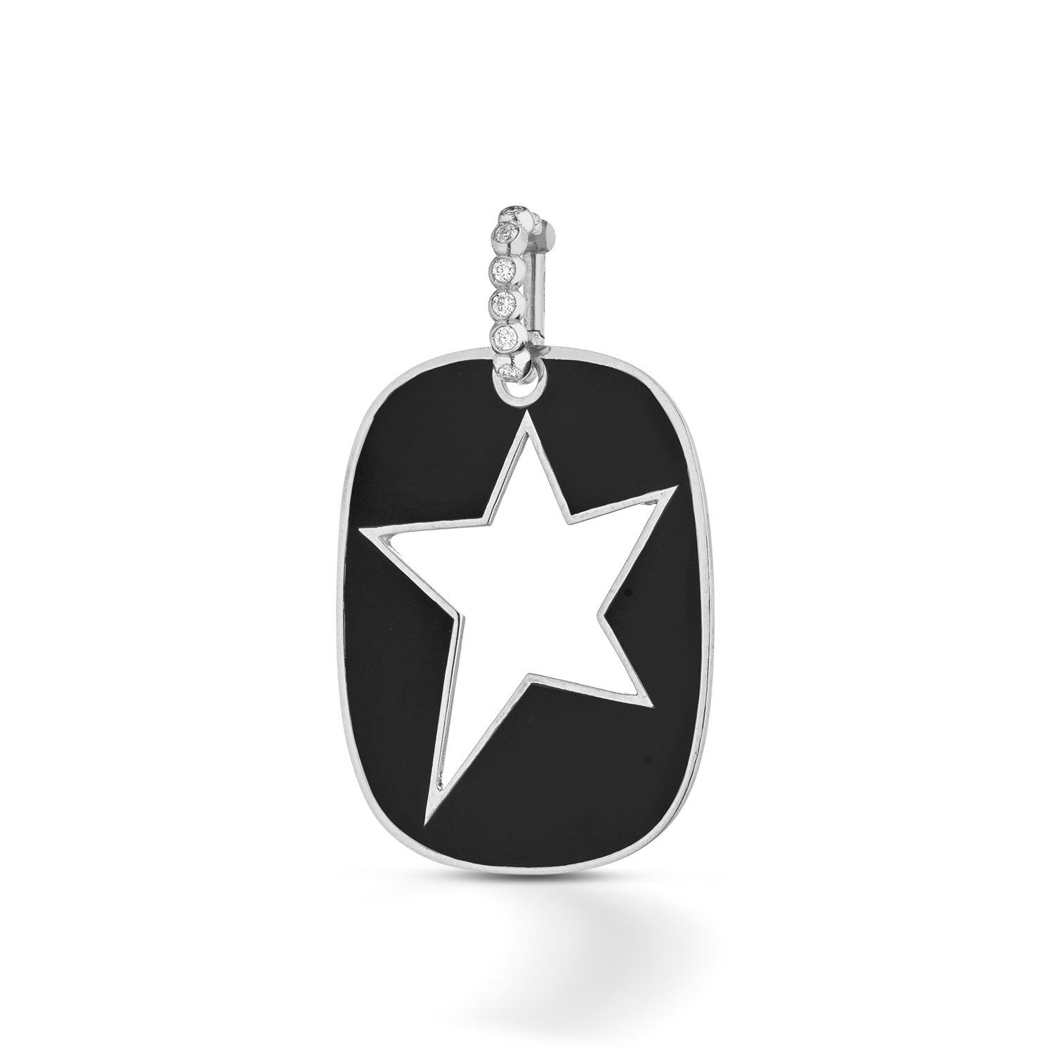 TAG BLACK STAR — Oro Giallo — Pendenti
