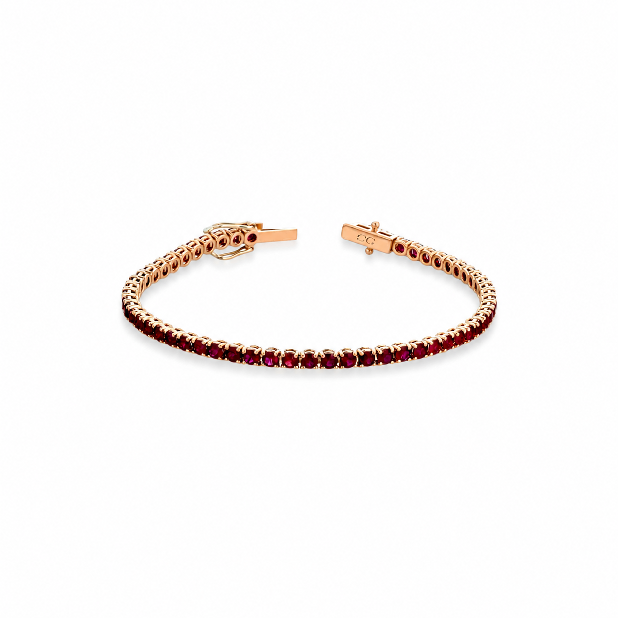 TENNIS RUBINO — Oro Rosa — Bracciali