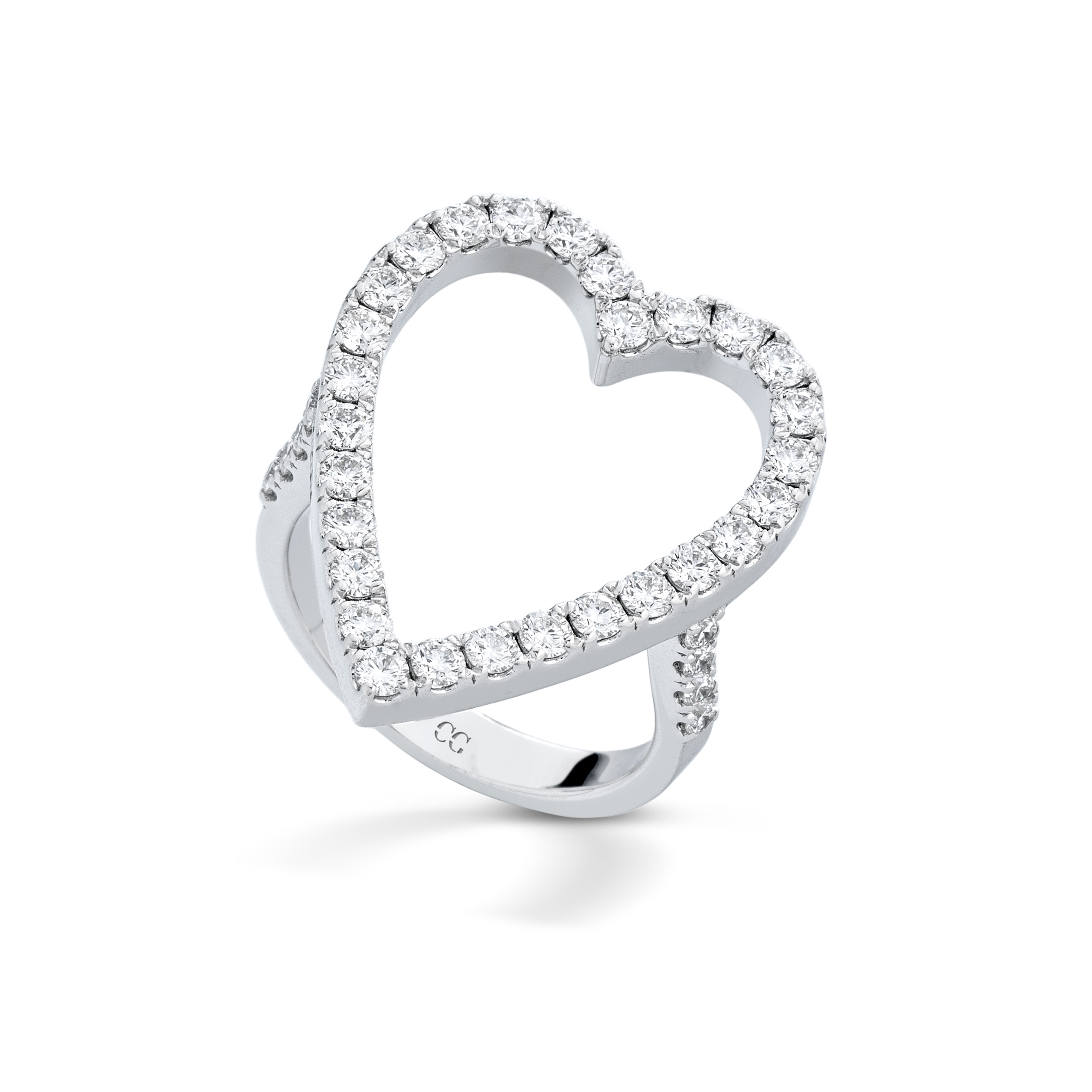 LOVE HEART — Oro Bianco — Anelli