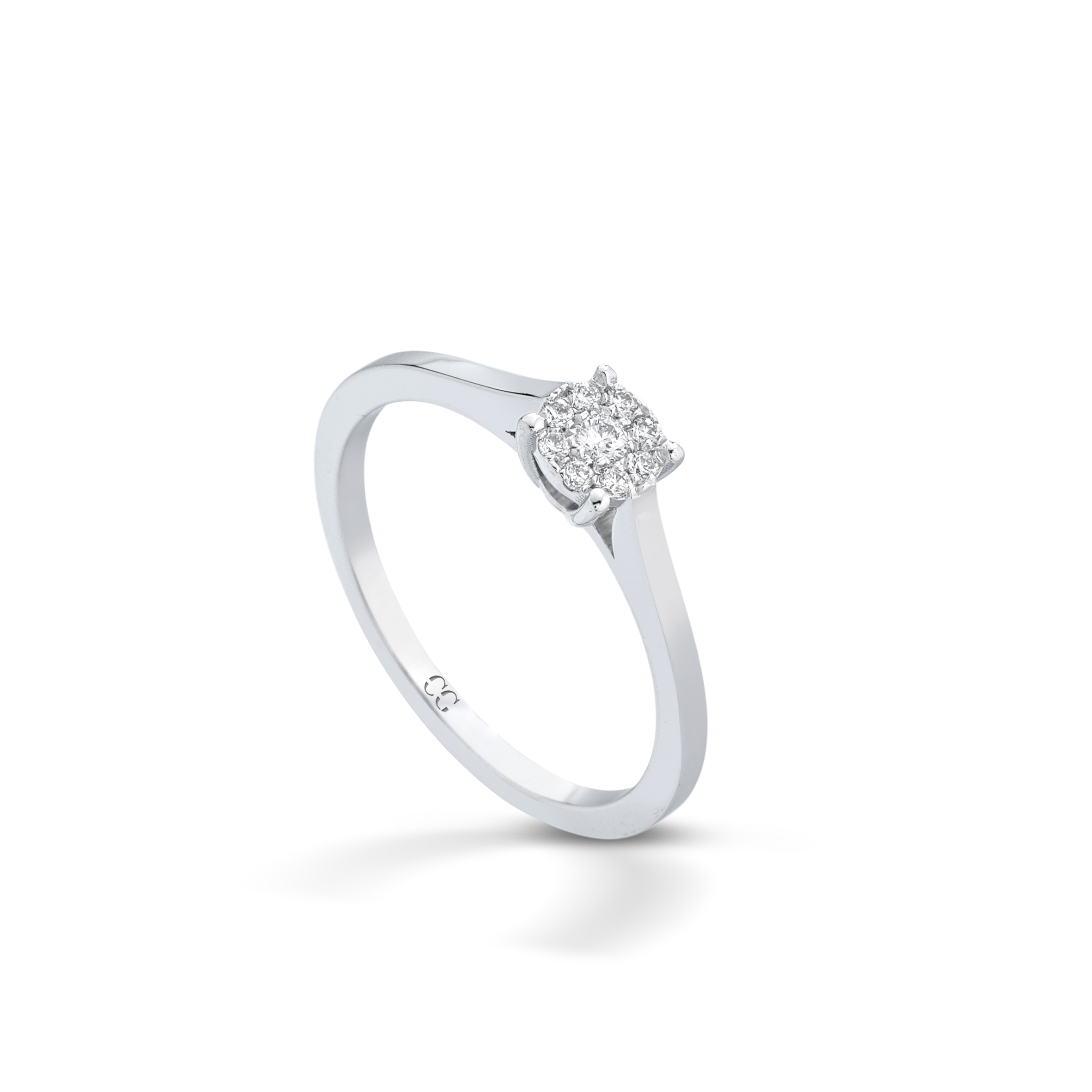 SOLITARIO MAGIC SMALL — Oro Bianco — Anelli