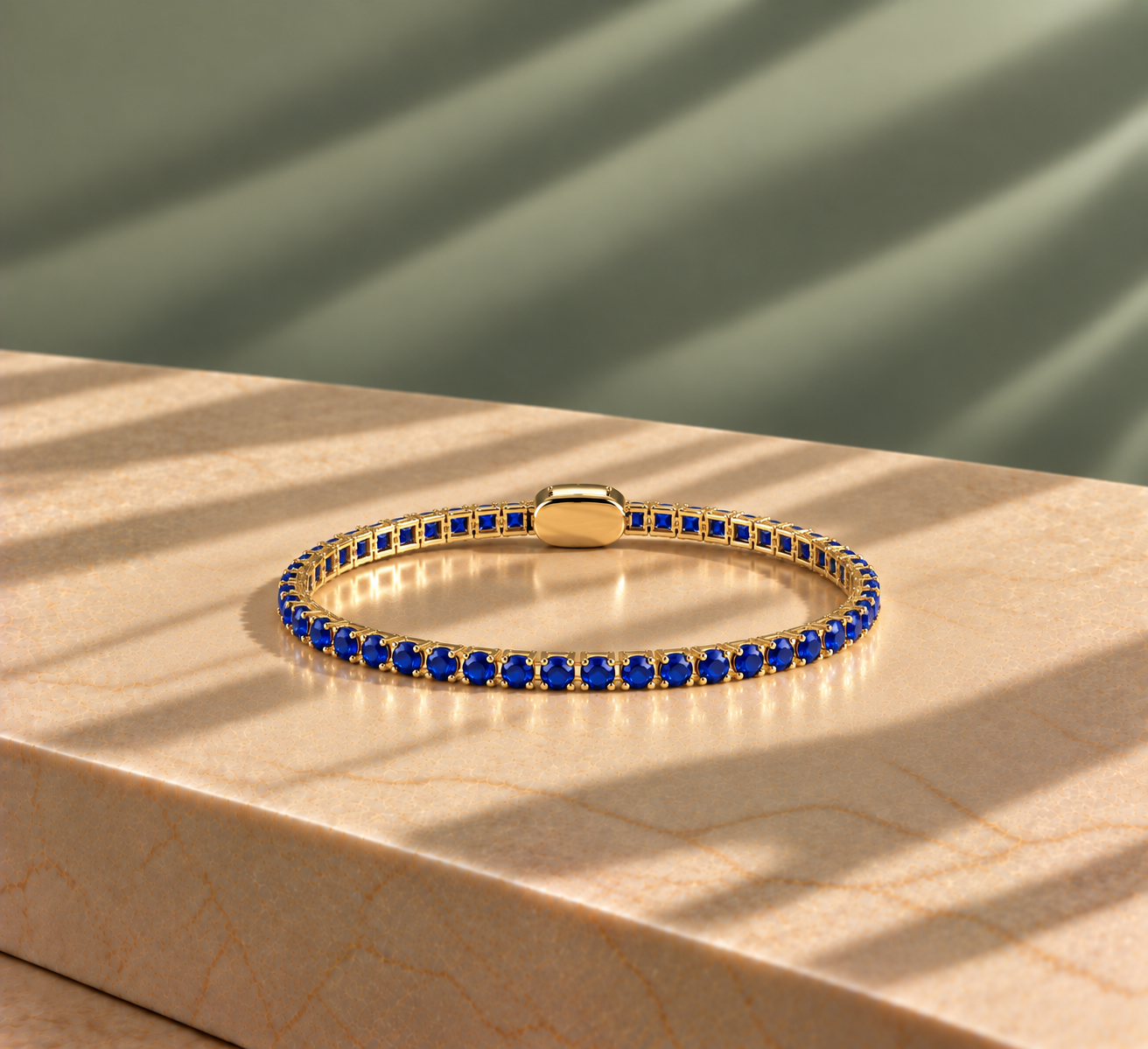 AMIRA TENNIS COBALT — Argento — Bracciali