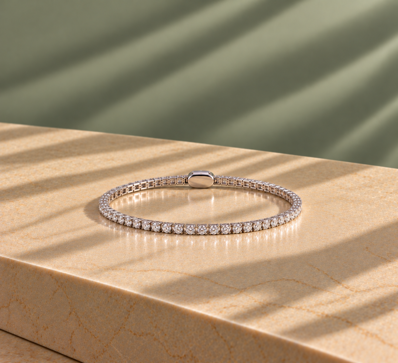 AMIRA TENNIS ICE — Argento — Bracciali