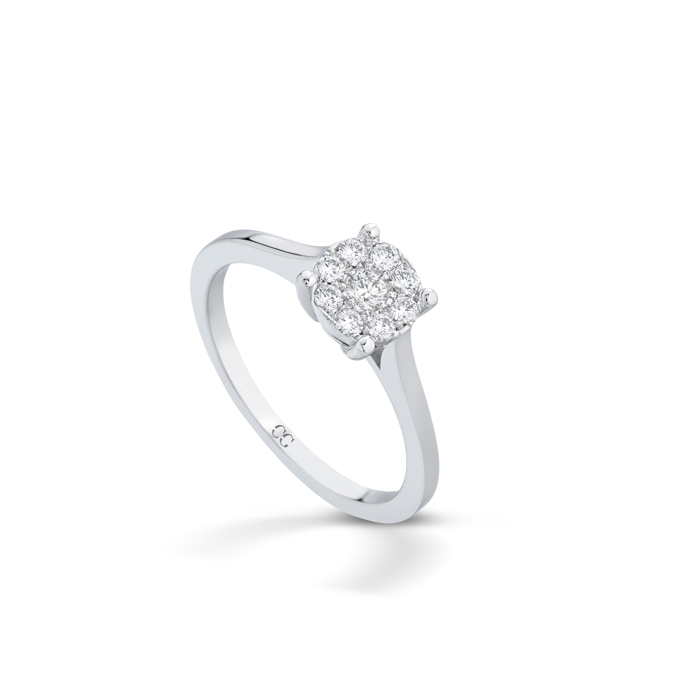 SOLITARIO MAGIC MEDIUM — Oro Bianco — Anelli