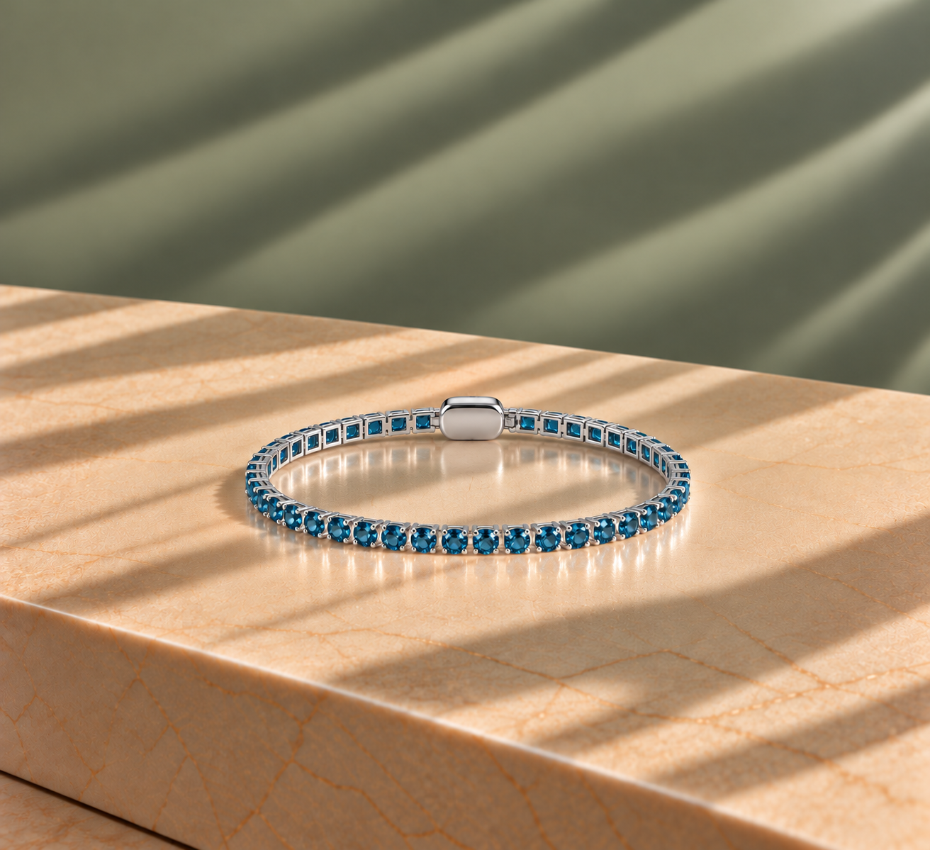 AMIRA TENNIS CIELO — Argento — Bracciali