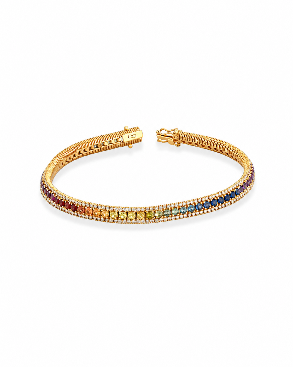 TENNIS RAINBOW  — Oro Giallo — Bracciali