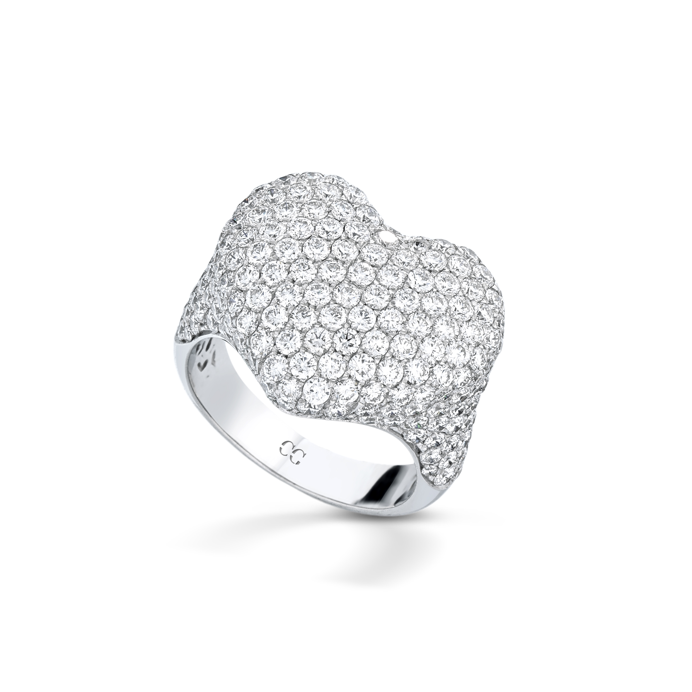 BIG HEART — Oro Bianco — Anelli