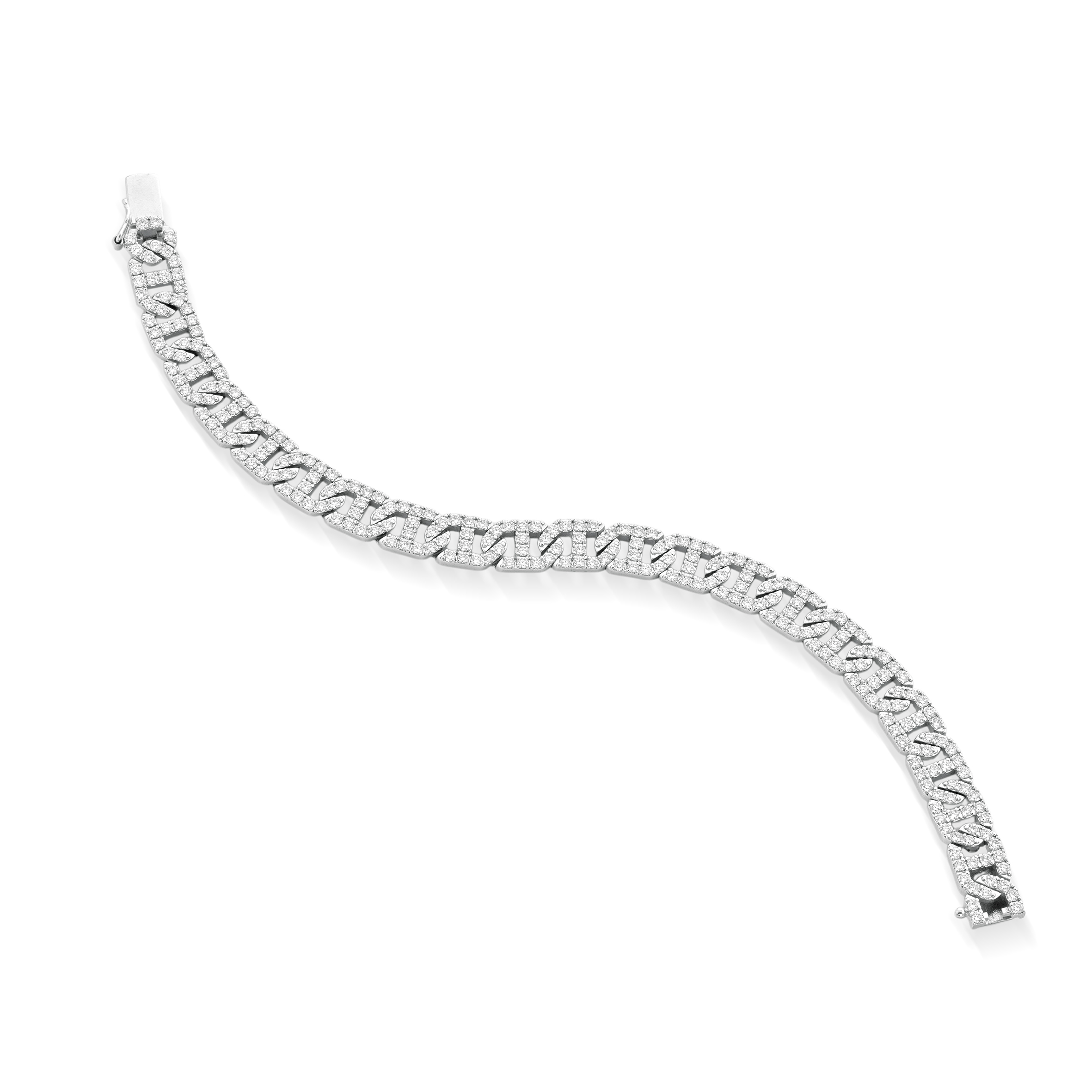 EMPAIRE PAVE' — Oro Bianco — Bracciali