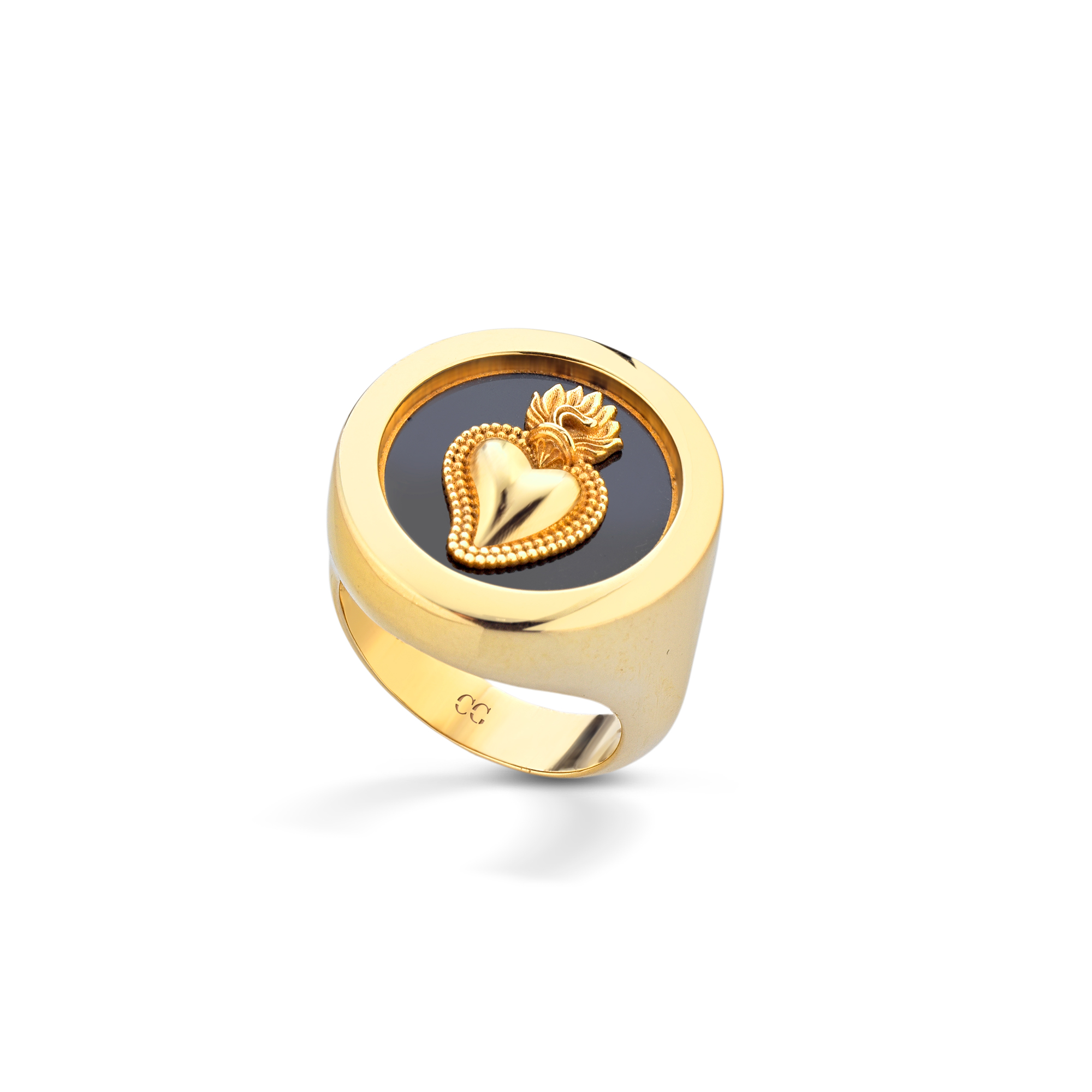 SACRED HEART — Oro Giallo — Anelli